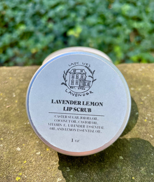 Lavender Lemon Lip Scrub