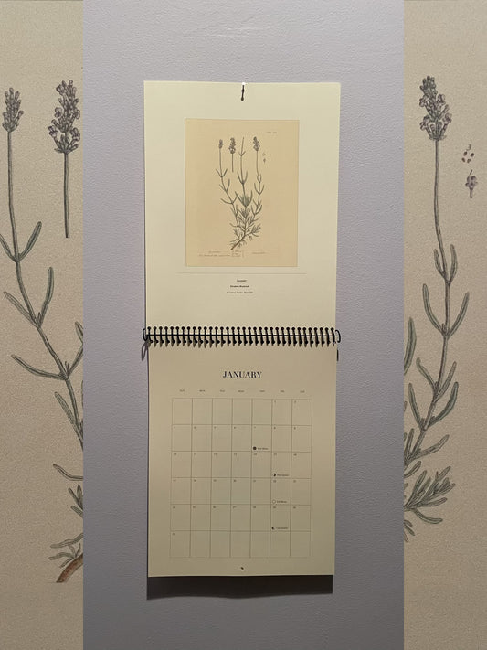 2027 Botanical Art Calendar